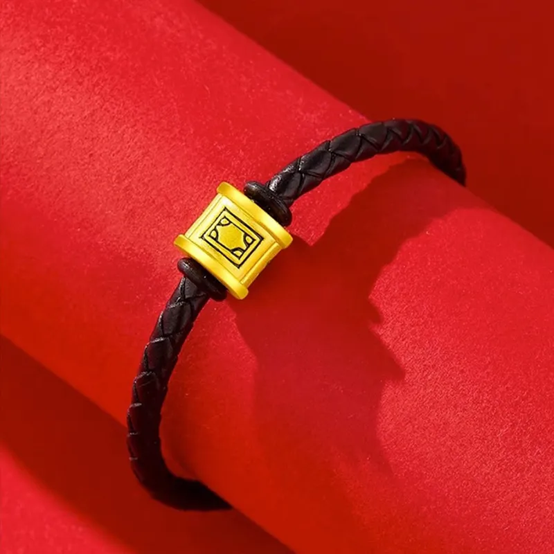 HAPPY BEAN Gold Bracelet Unisex-2