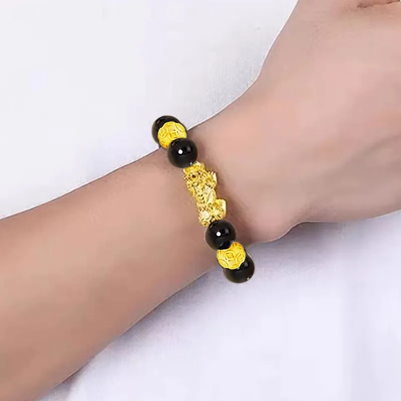HAPPY BEAN Gold Bracelet Unisex-2