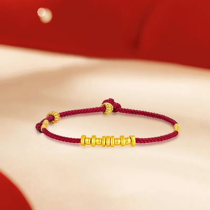 HAPPY BEAN Gold Bracelet Women's-5