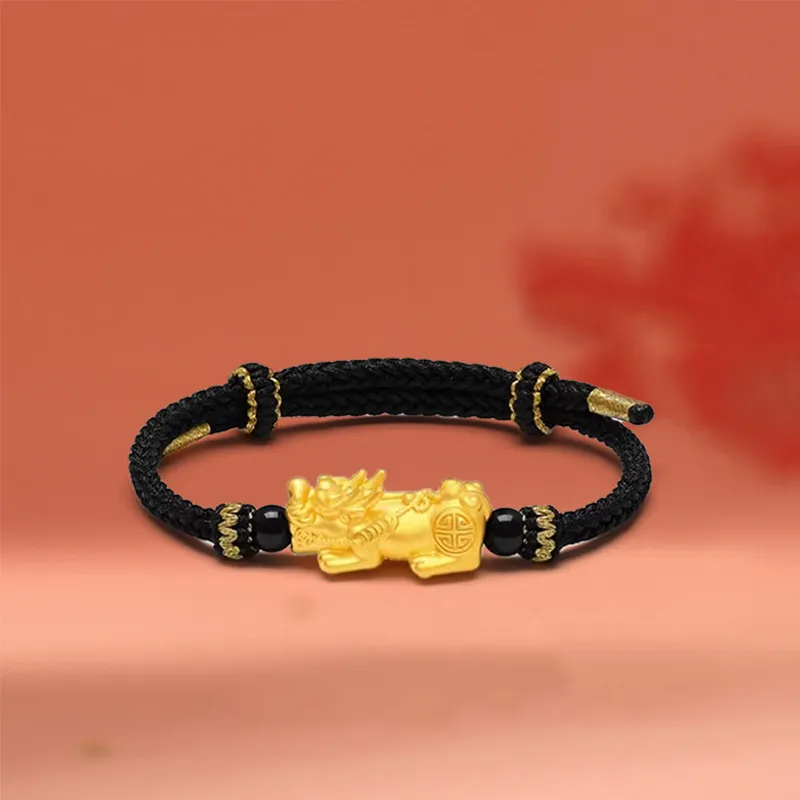 HAPPY BEAN Gold Bracelet Unisex-4