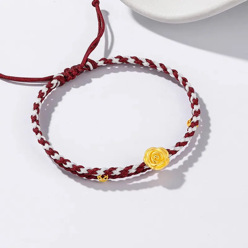 HAPPY BEAN Gold Bracelet Women's-3