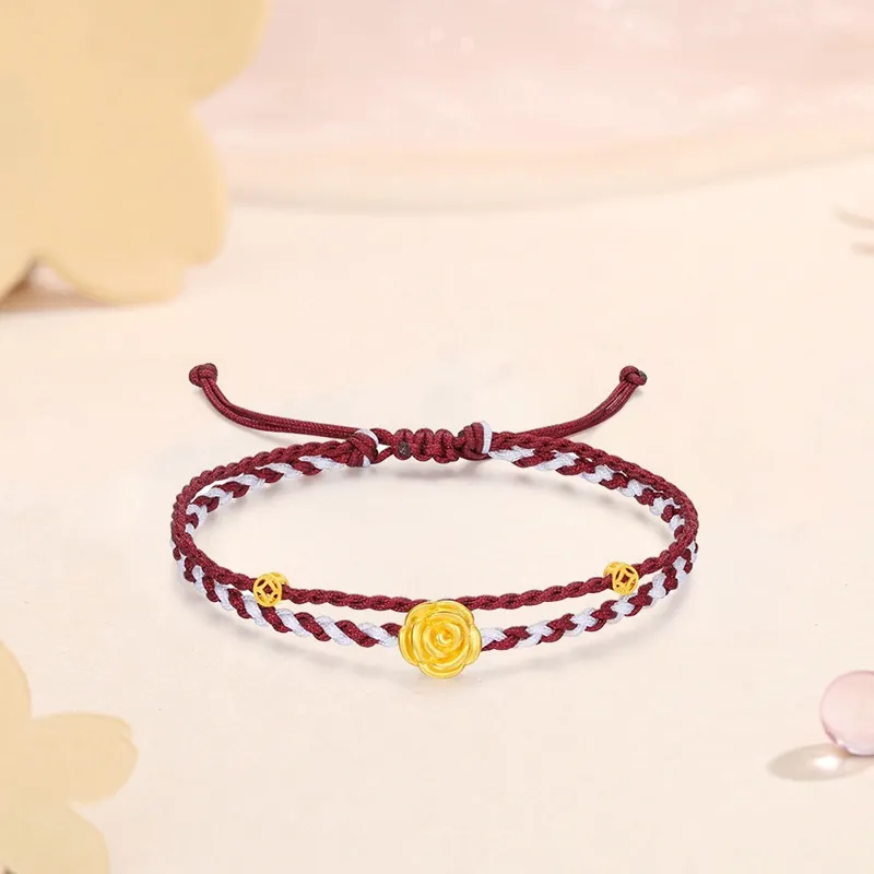 HAPPY BEAN Gold Bracelet Women's-5