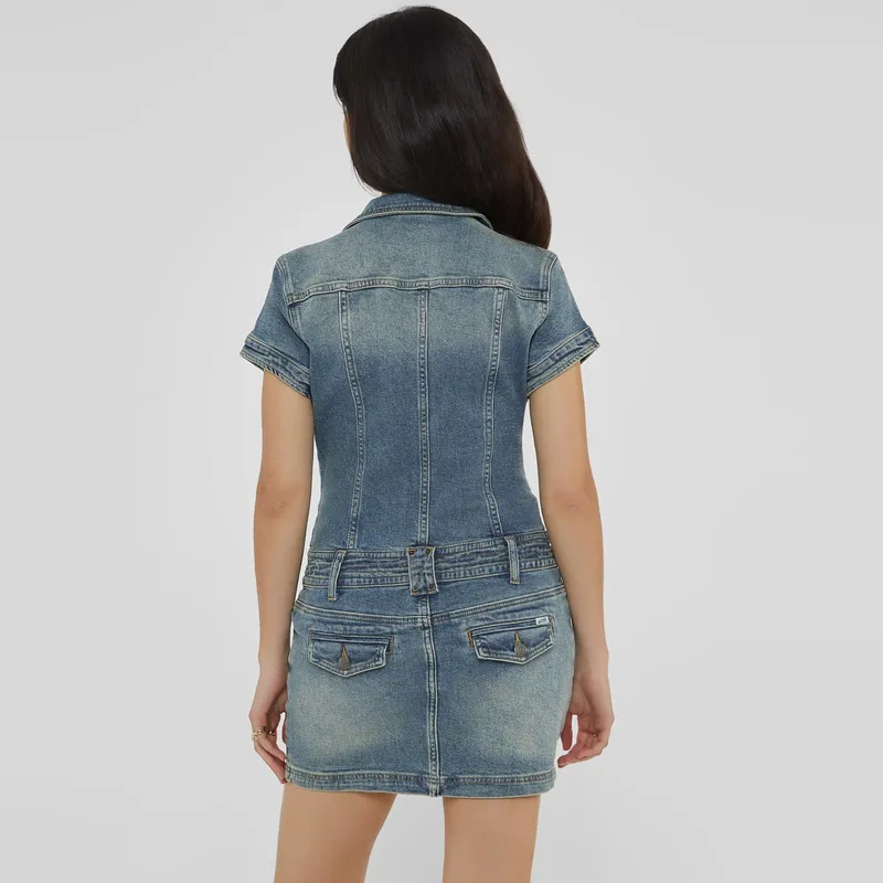GUESS Short Sleeved Dresses Women's Gradient-2