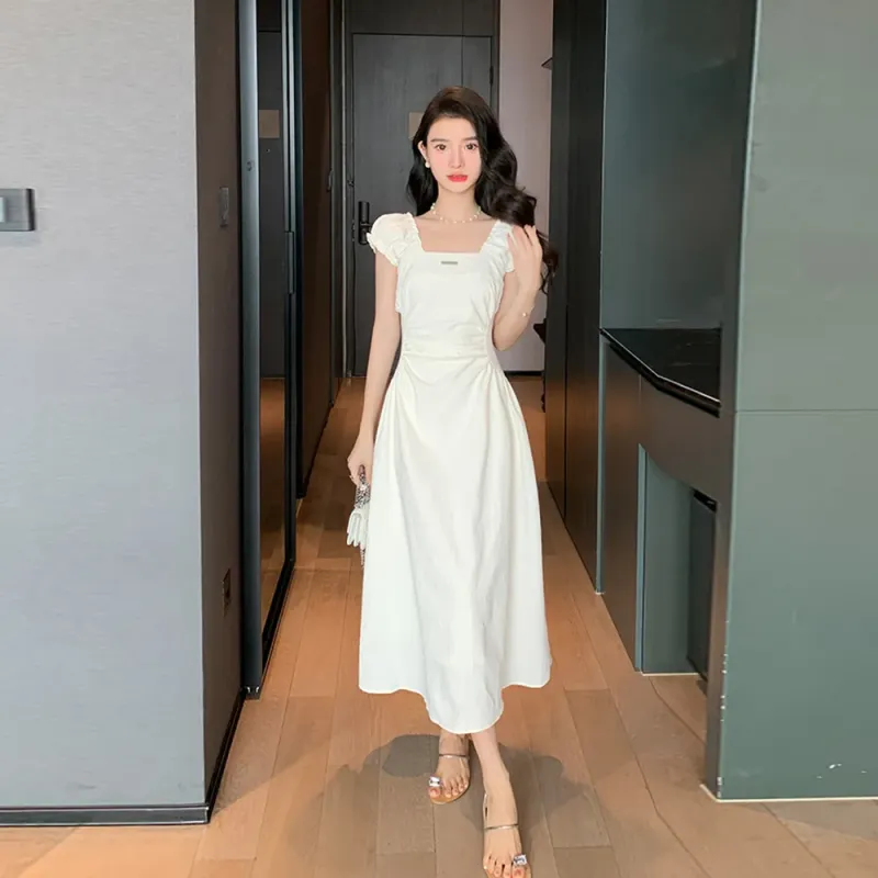 KUNZHUDAXIANG Short Sleeved Dress Women's-1