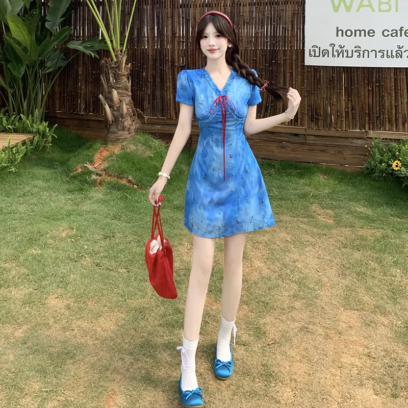 Zukizuki Short Sleeved Dress Women's-7