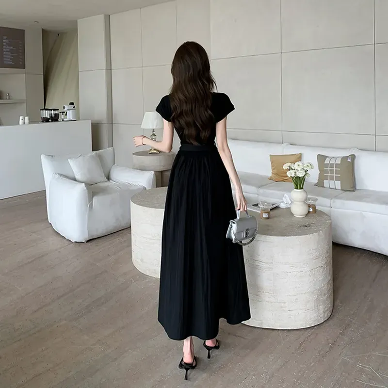 Zukizuki Short Sleeved Dress Women's-4
