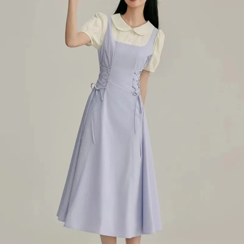 Zukizuki Short Sleeved Dress Women's-3