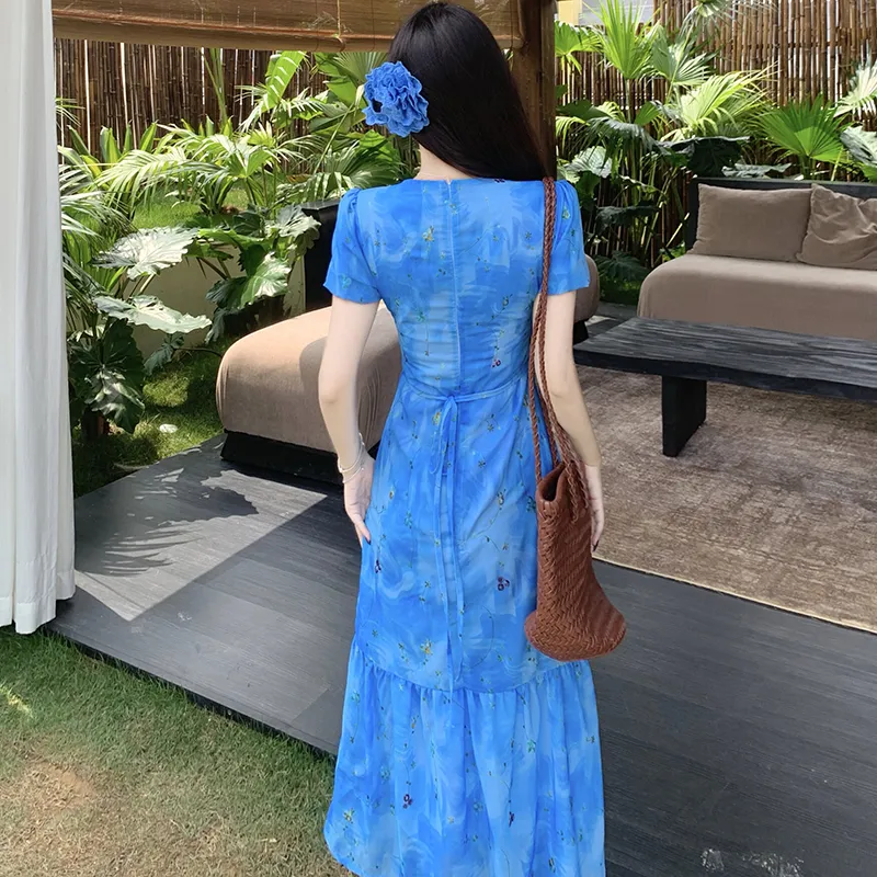 Zukizuki Short Sleeved Dress Women's-4