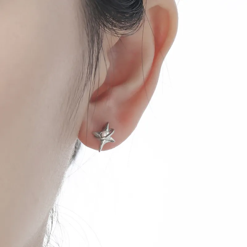 CAREBEARS Copper Stud Earrings Women's-2