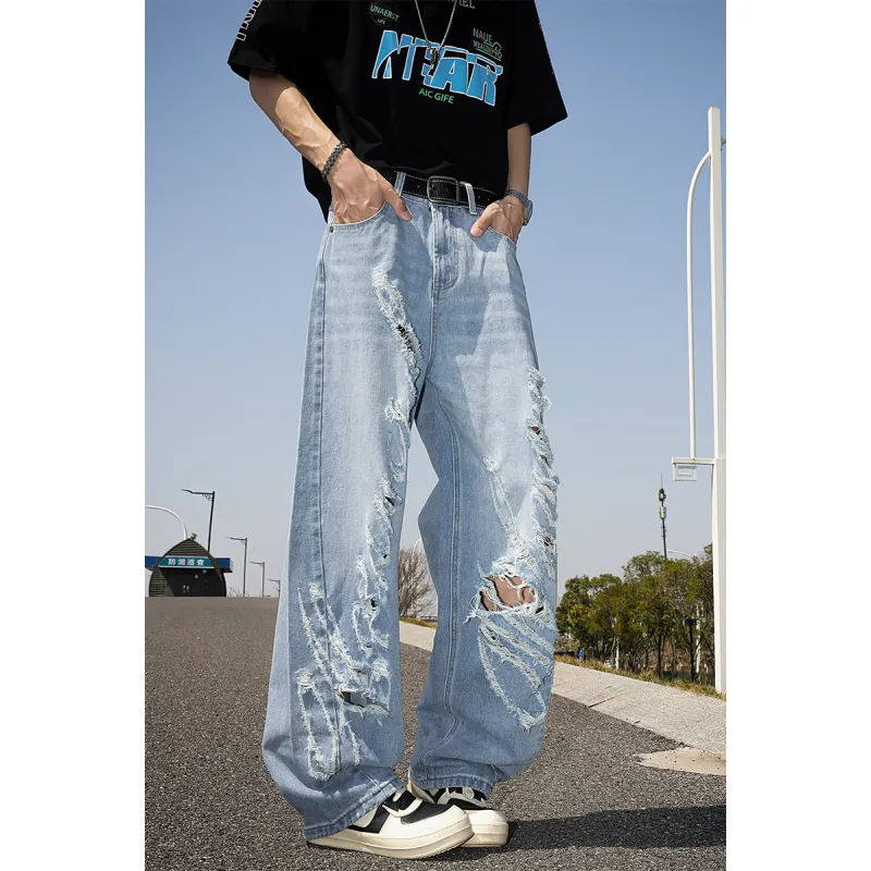OKPI Jeans Unisex High Street Blue-3