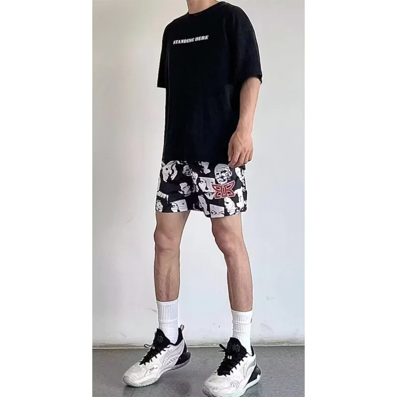 OKPI Casual Shorts Unisex Trendy ● Black High Quality ●-1
