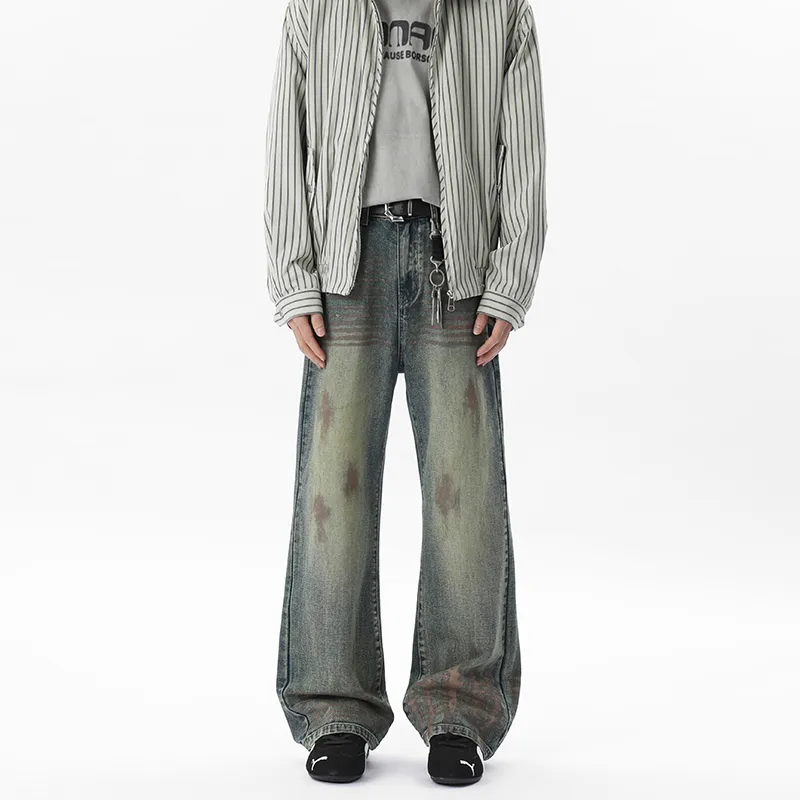 OKPI Jeans Unisex Niche ☆ Vintage Blue-3