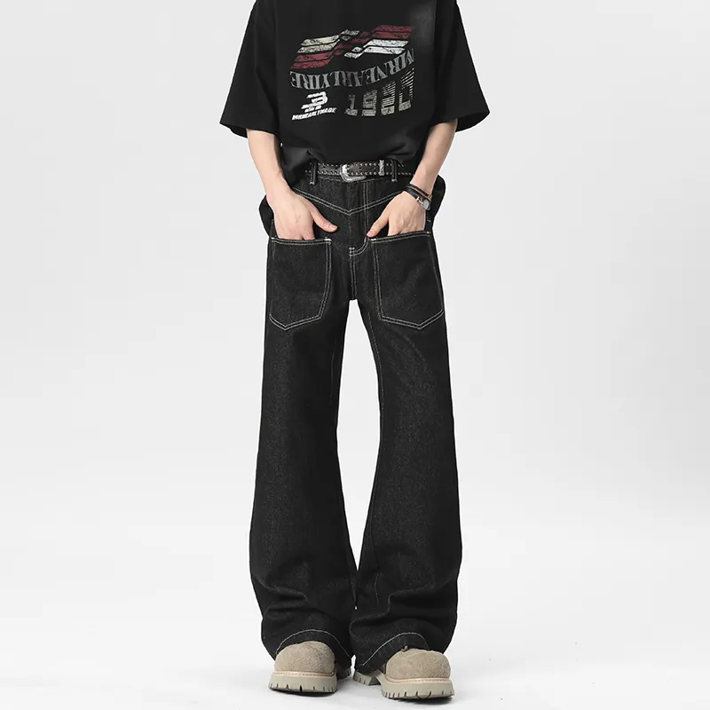 OKPI Jeans Unisex Original☆ Denim Black-1