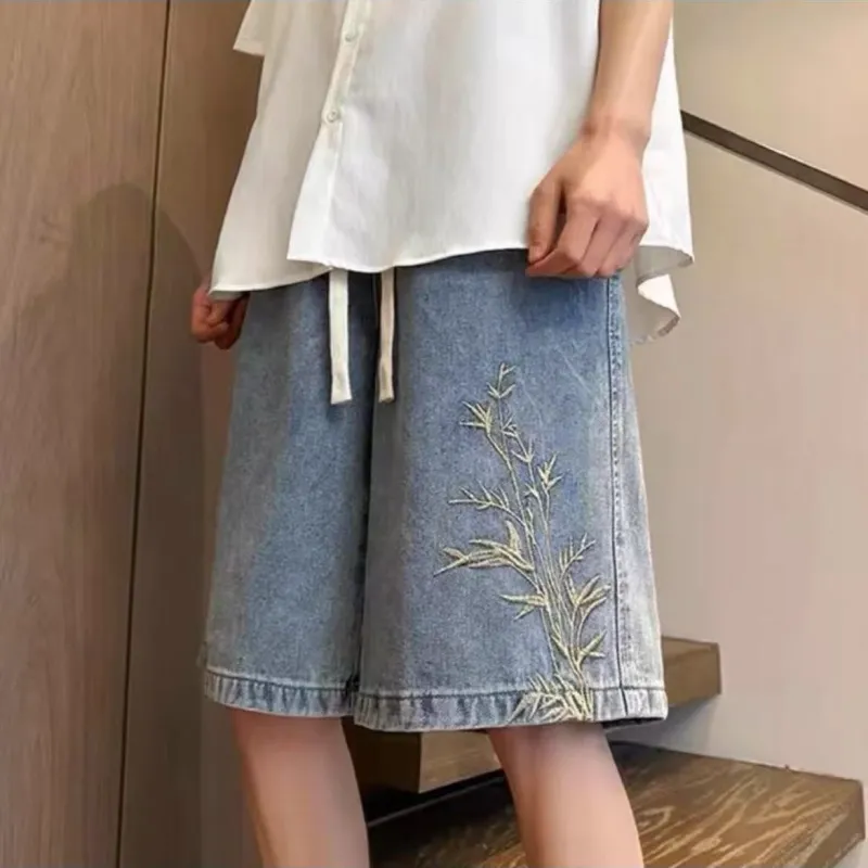 OKPI Denim Shorts Unisex-1