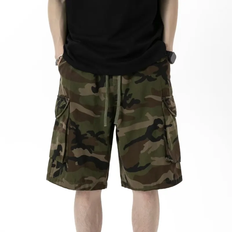 OKPI Casual Shorts Unisex ☆☆☆☆☆ Camouflage ☆☆☆☆☆-3