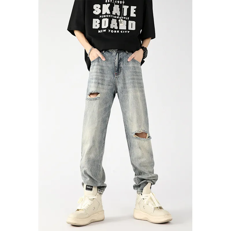 OKPI Jeans Unisex Nostalgic Blue-4