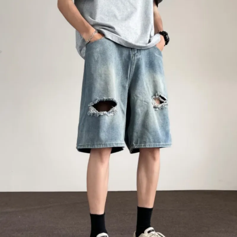OKPI Denim Shorts Unisex-9