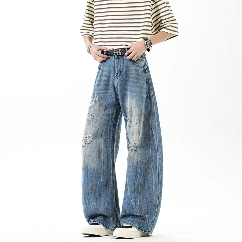OKPI Jeans Unisex Denim Blue-2
