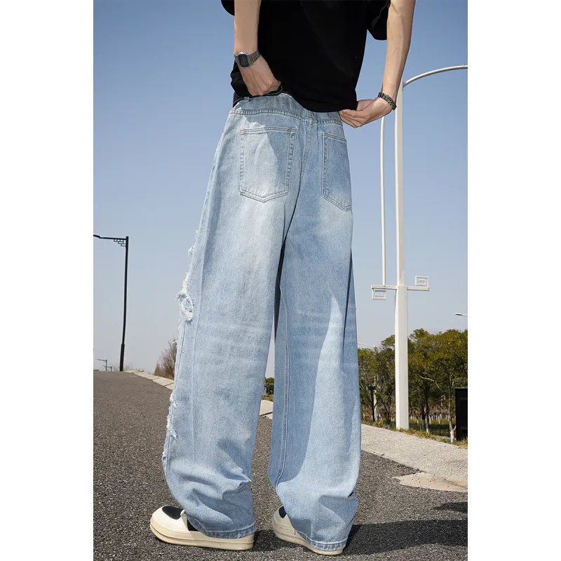 OKPI Jeans Unisex High Street Blue-2