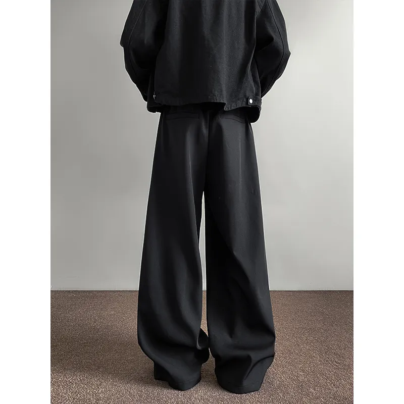 OKPI Casual Pants Unisex Elegant ★ Black-2