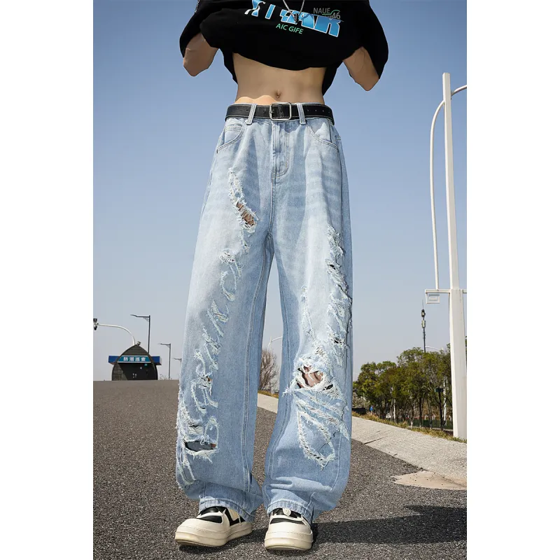 OKPI Jeans Unisex High Street Blue-4