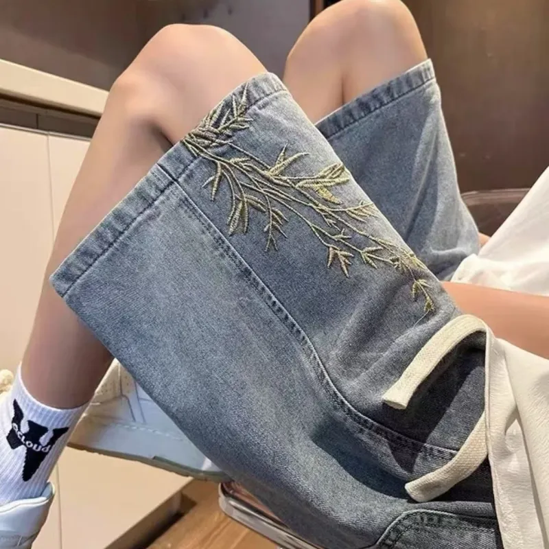 OKPI Denim Shorts Unisex-3