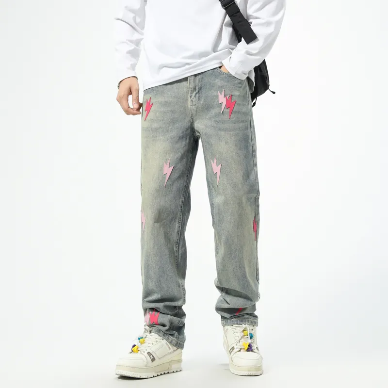 OKPI Jeans Unisex Vintage Blue-4