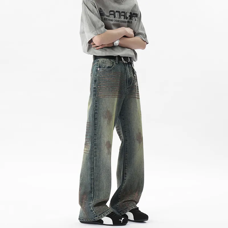 OKPI Jeans Unisex Niche ☆ Vintage Blue-1