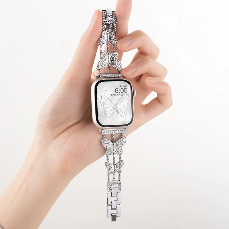 FZRT Compatibility IWatch Apple Smart Accessories S9 Apple Watch 8/7/6/5 SE Watch Bands 41/45mm Unisex-6