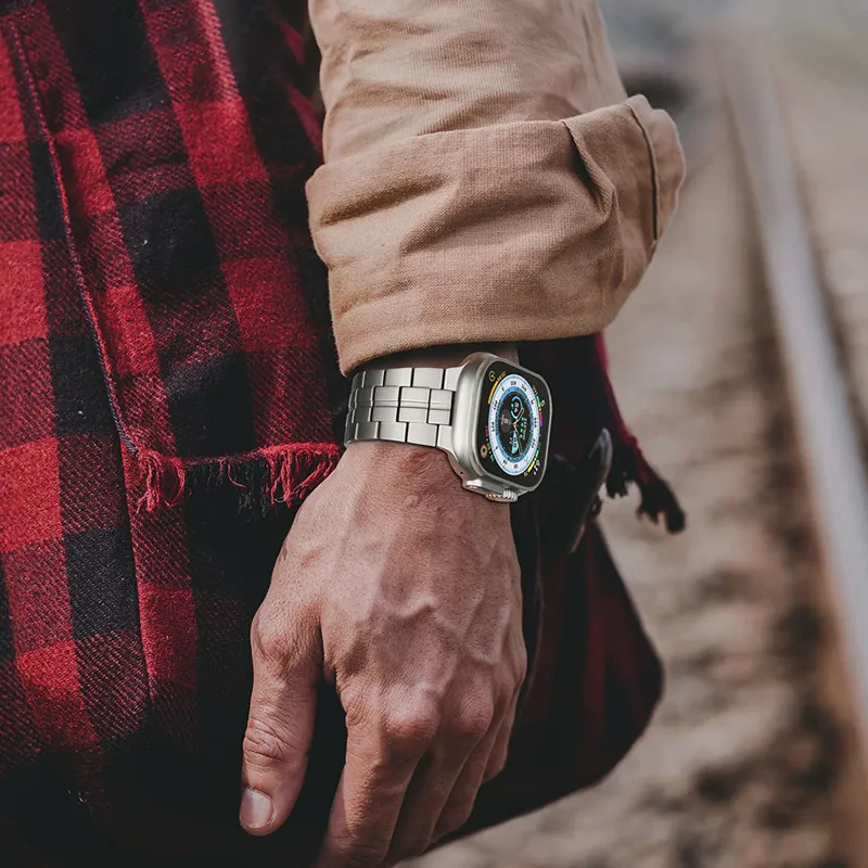 FZRT Apple Compatibility Watch Band Titanium Material-4