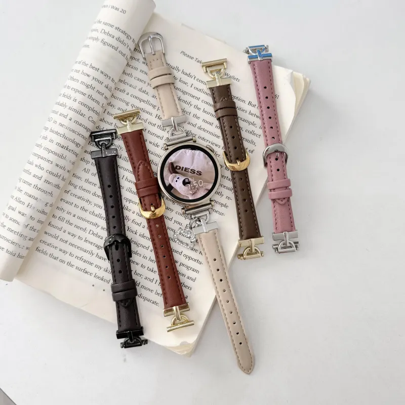 FZRT Watch Bands Slim Waist Leather Strap Unisex-3