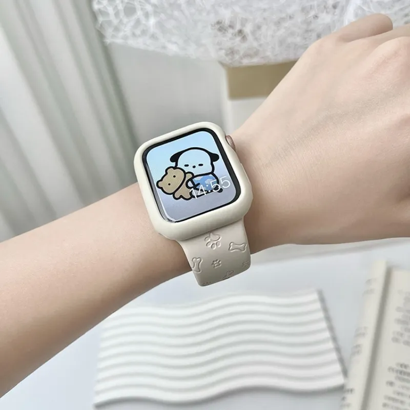 FZRT Apple Compatibility Watch Band Silicone Material-4