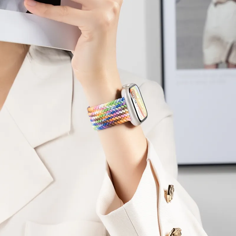 FZRT Apple Compatibility Watch Band Nylon Material-2