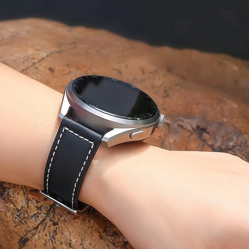 FZRT Huawei Compatibility Watch Band Official Same Style Leather 22mm Strap Genuine Leather Material-4