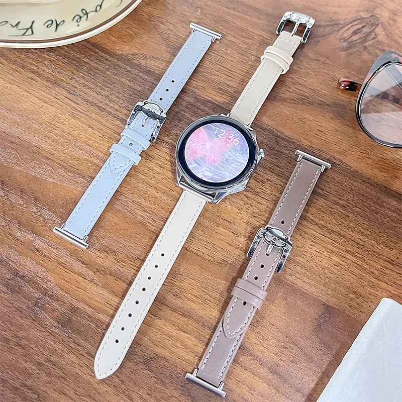 FZRT OPPO Compatibility Watch Band 130 200mm Artificial Leather Material-2