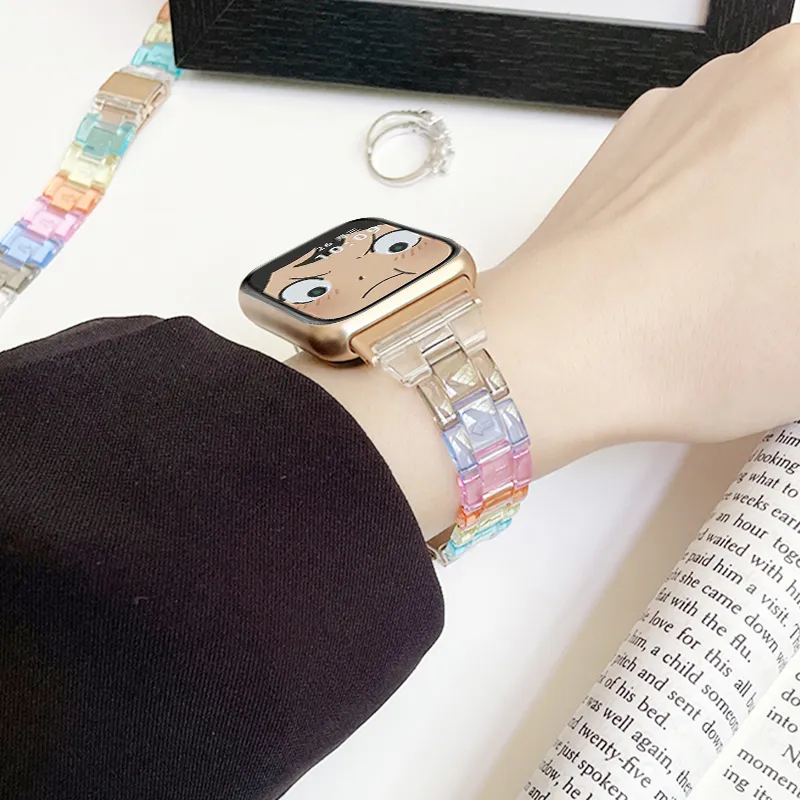 FZRT Apple Compatibility Watch Band Resin Material-2