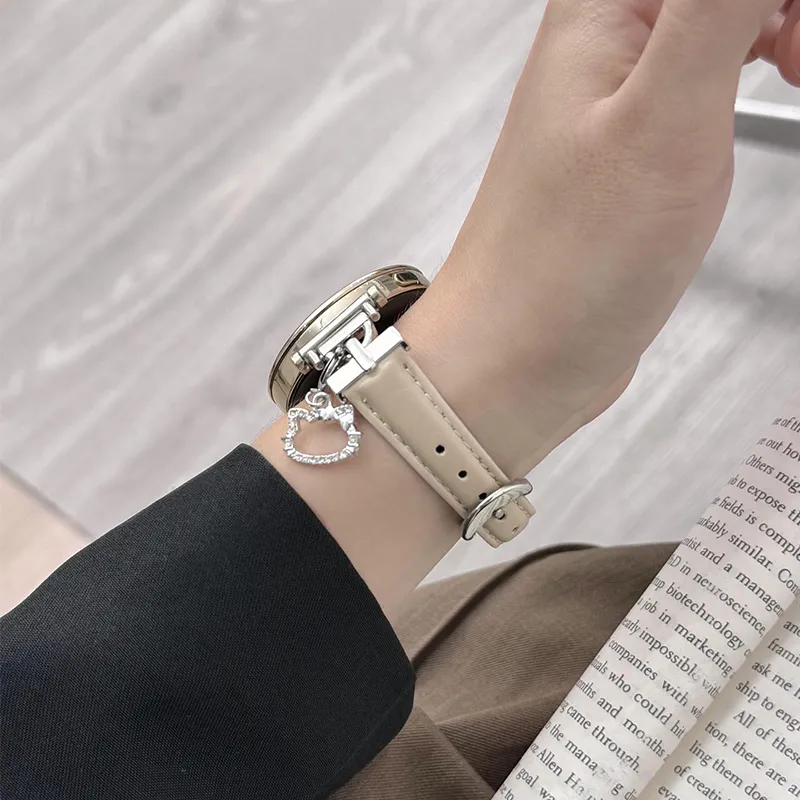 FZRT Watch Bands Slim Waist Leather Strap Unisex-2