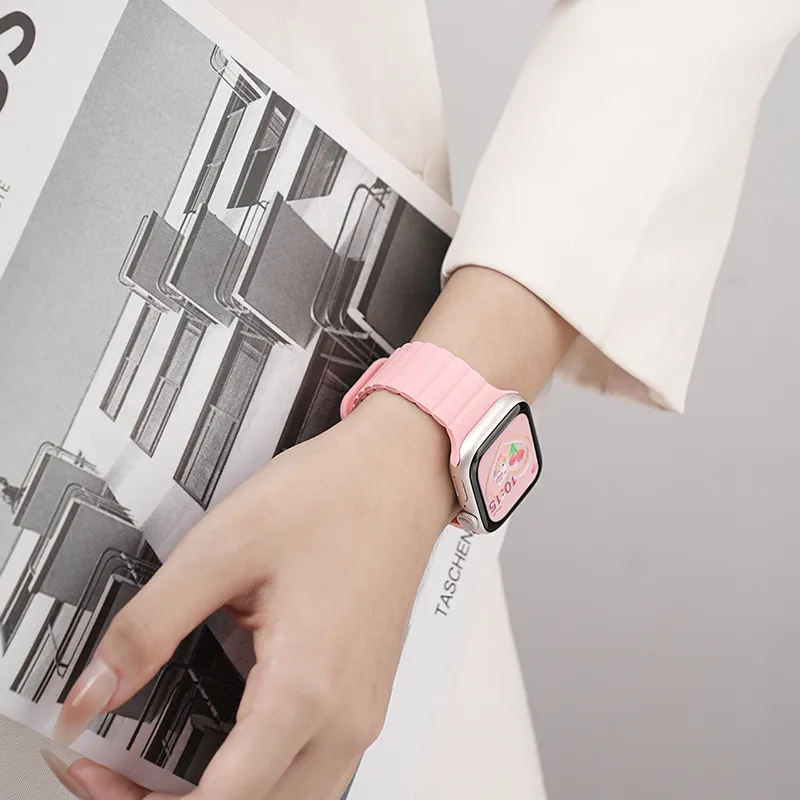 FZRT Apple Compatibility Watch Band Silicone Material-15