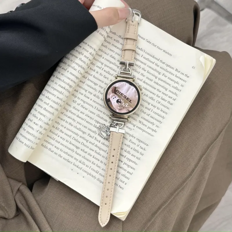 FZRT Watch Bands Slim Waist Leather Strap Unisex-1