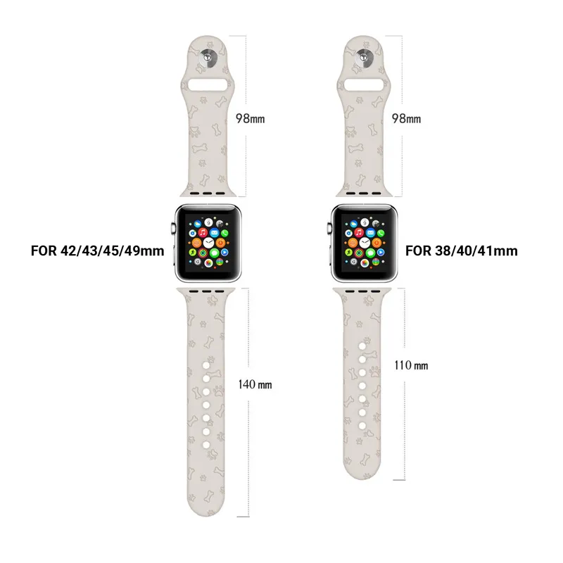 FZRT Apple Compatibility Watch Band Silicone Material-3