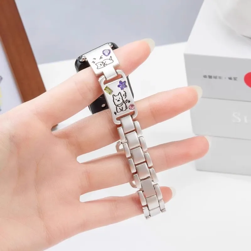 FZRT Xiaomi Compatibility Watch Band Metal-1