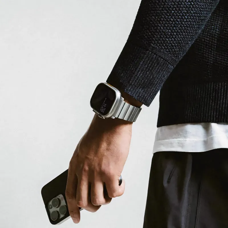 FZRT Apple Compatibility Watch Band Stainless Steel Material-6