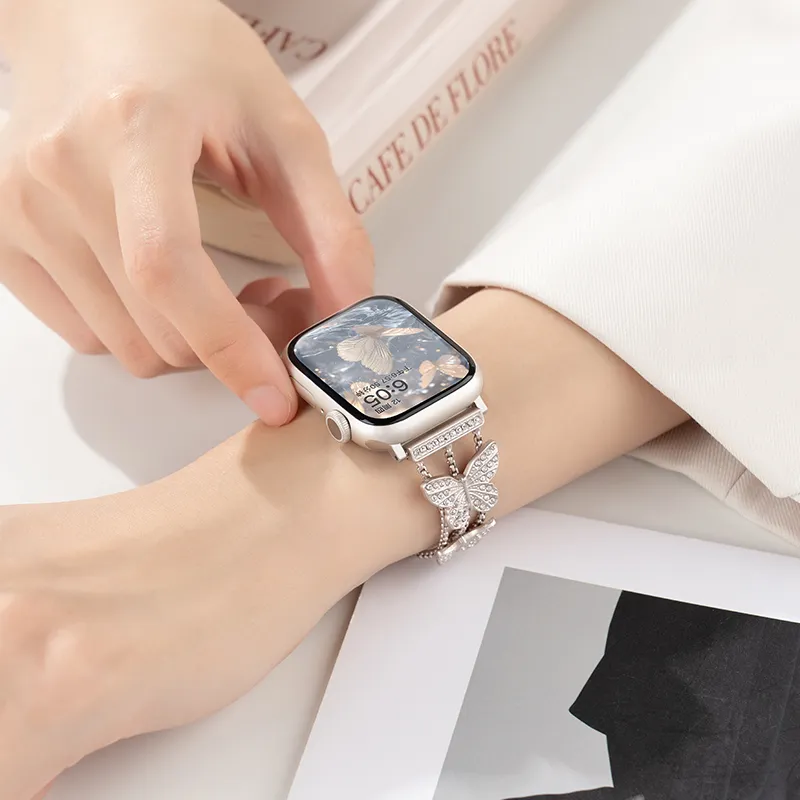 FZRT Compatibility IWatch Apple Smart Accessories S9 Apple Watch 8/7/6/5 SE Watch Bands 41/45mm Unisex-7
