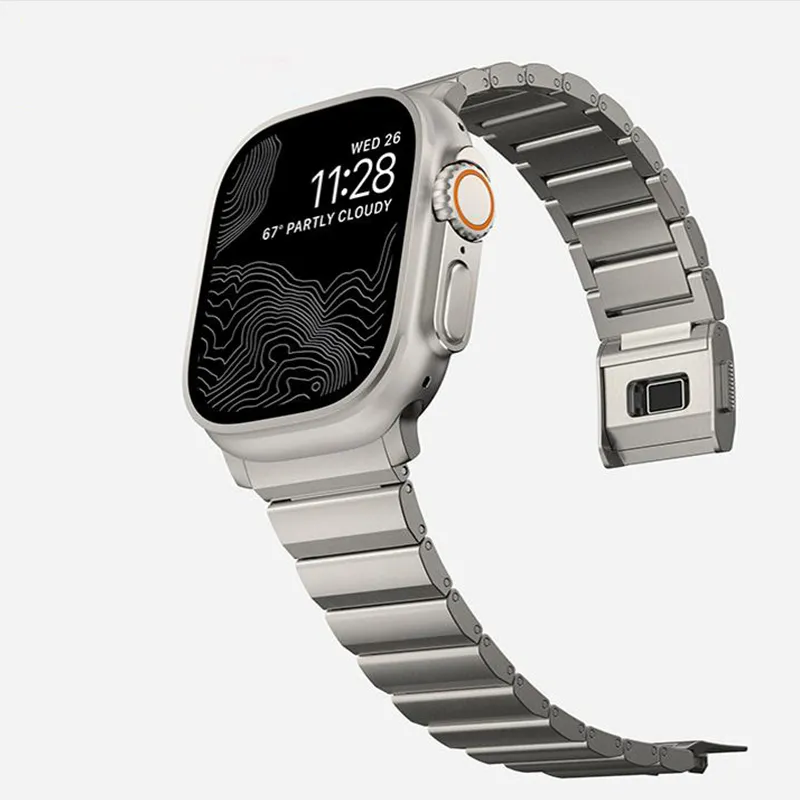 FZRT Apple Compatibility Watch Band Stainless Steel Material-1