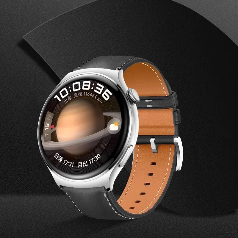 FZRT Huawei Compatibility Watch Band Genuine Leather Strap Genuine Leather Material-3