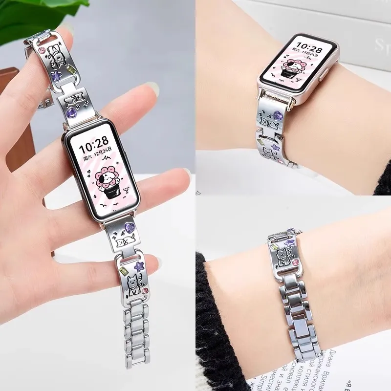 FZRT Xiaomi Compatibility Watch Band Metal-2