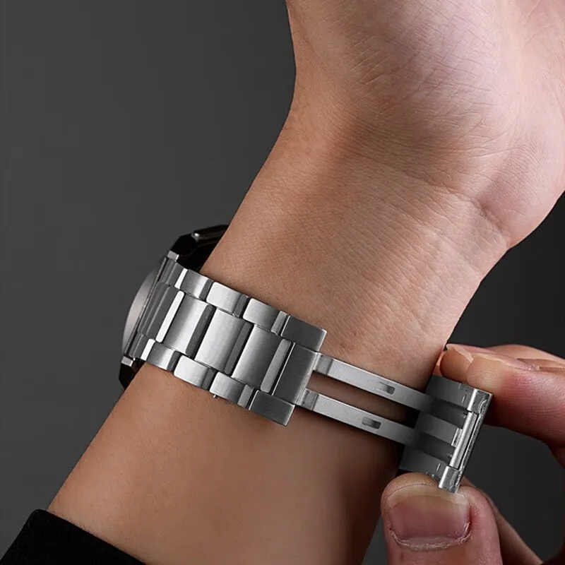 FZRT Watch Bands Full Titanium Titanium Alloy Original Buckle Strap Unisex-3