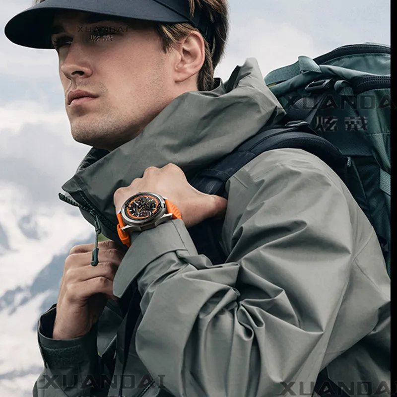 FZRT Watch Bands Waterproof And Sweatproof Liquid Silicone Strap Unisex-2