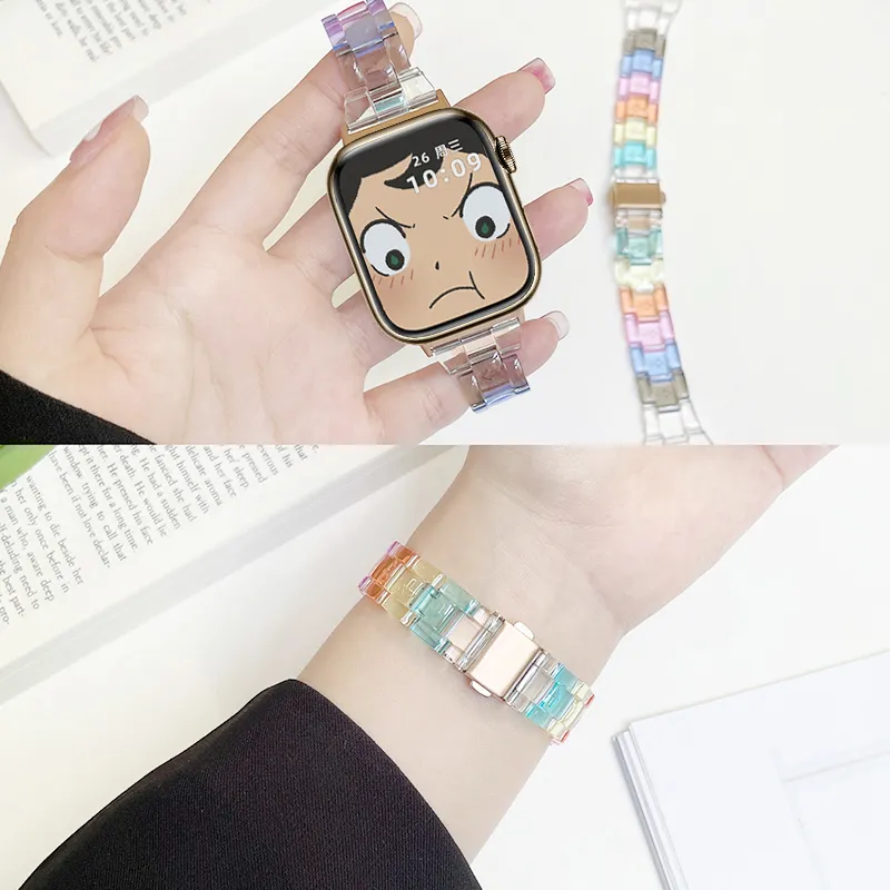 FZRT Apple Compatibility Watch Band Resin Material-4
