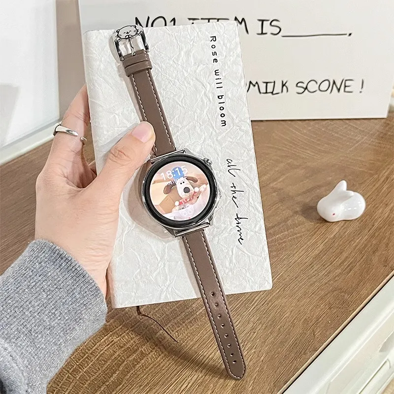 FZRT OPPO Compatibility Watch Band 130 200mm Artificial Leather Material-4
